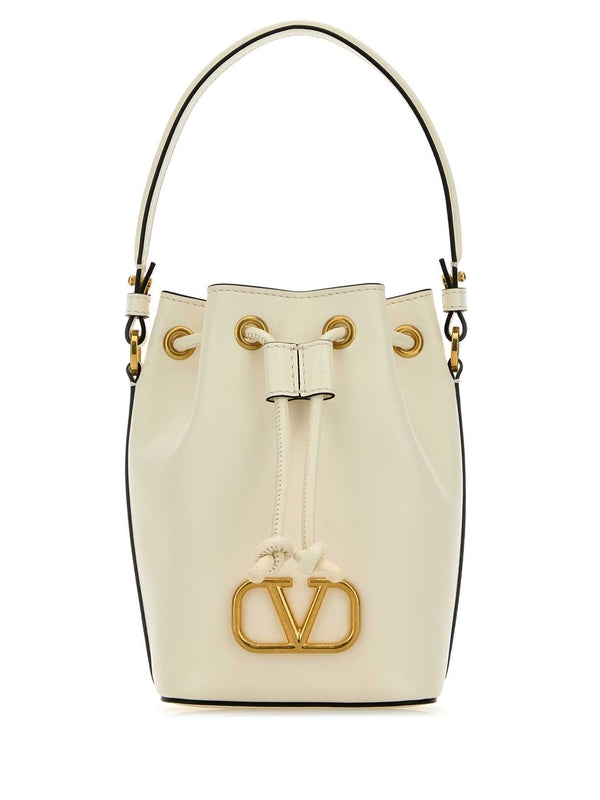 Valentino Ivory Bucket Bags