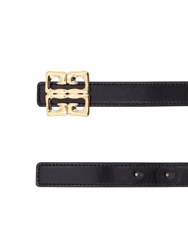 4g Buckle Leather Belt