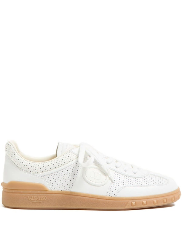 Valentino White Low Top Sneakers