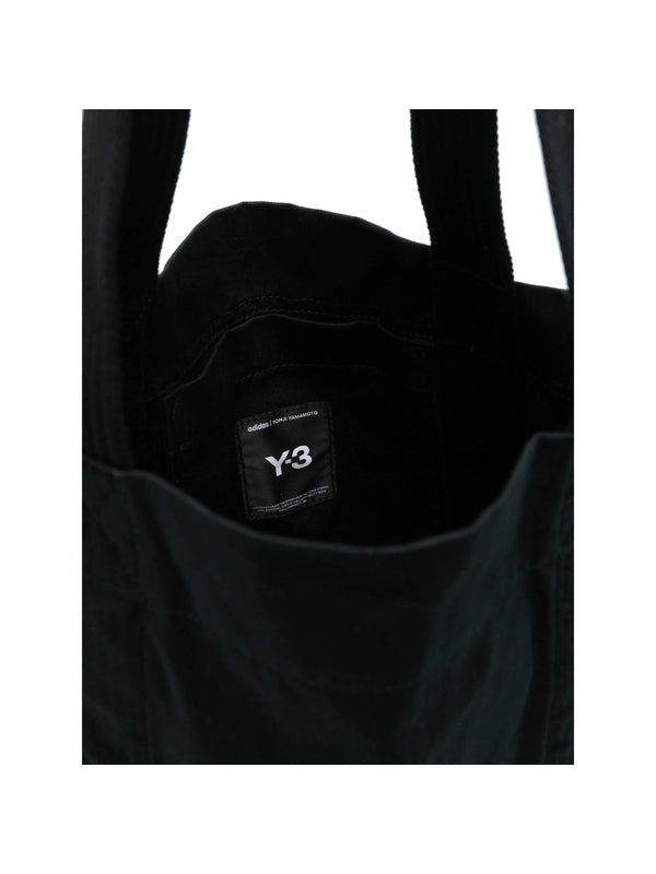Y-3 Black Tote Bags