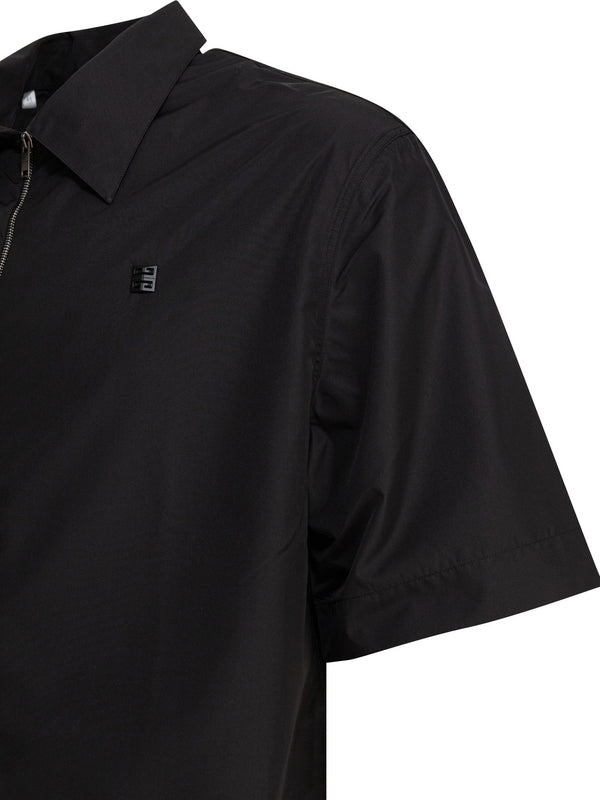 4g Detail Zip-up Shirt