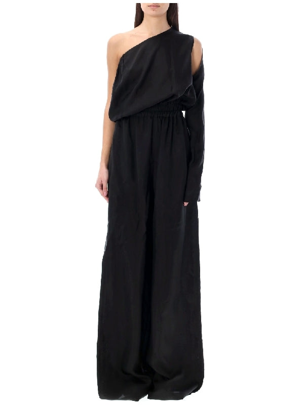 Athena One-shoulder Wide Jumpsuit