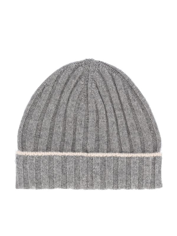 Cashmere Rib Beanie