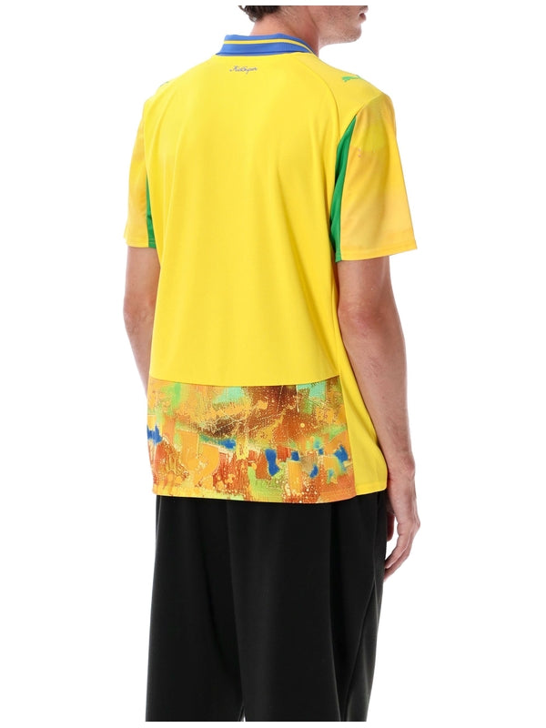 Puma Yellow Short Sleeve T-Shirt
