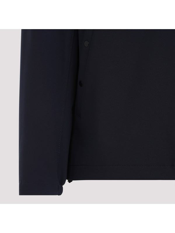 Wappen Patch High Neck Zip-Up Jacket