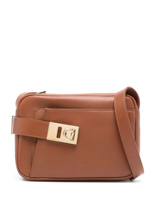 Gancini Detail Calfskin
  Crossbody Bag