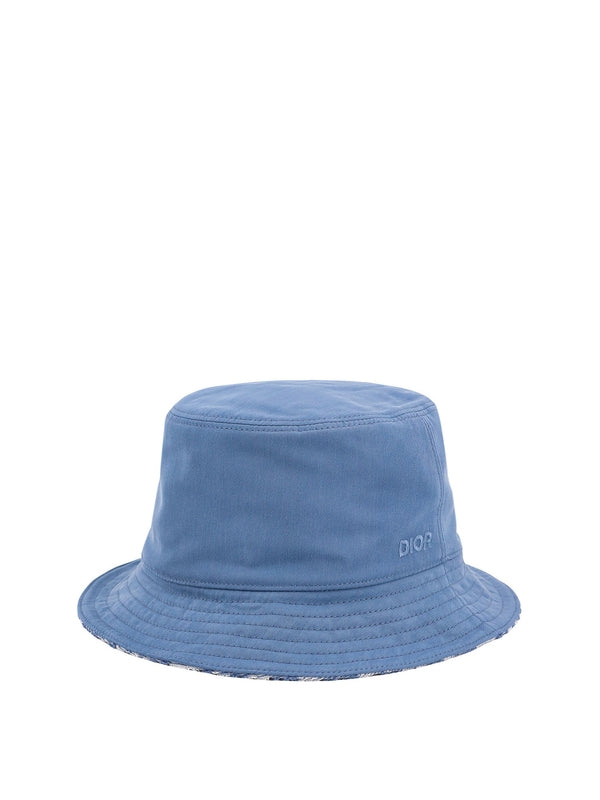 Logo Pattern Reversible Bucket Hat