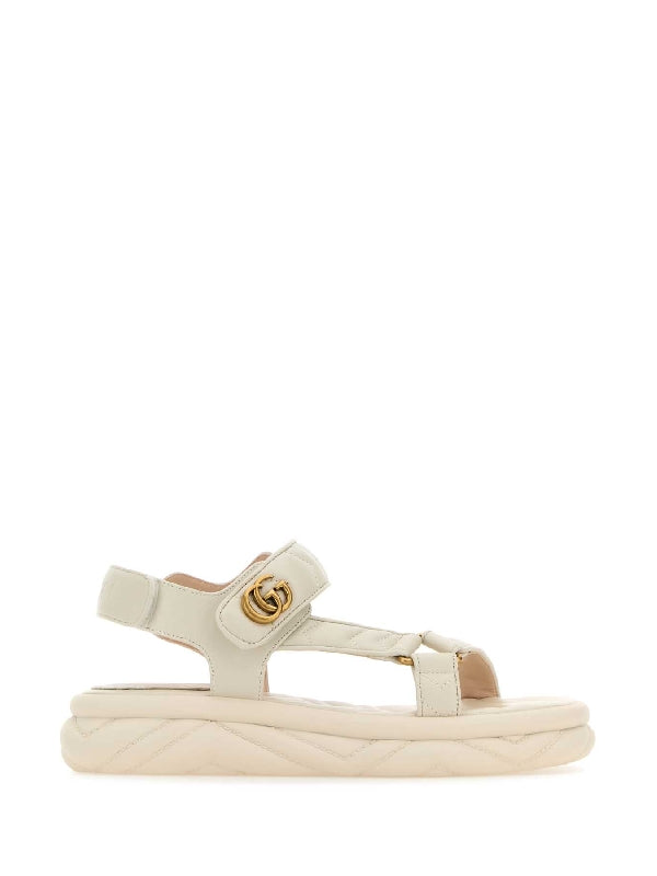 GUCCI - SANDALS 776936BKOE0 9049 White Sandals - Jente