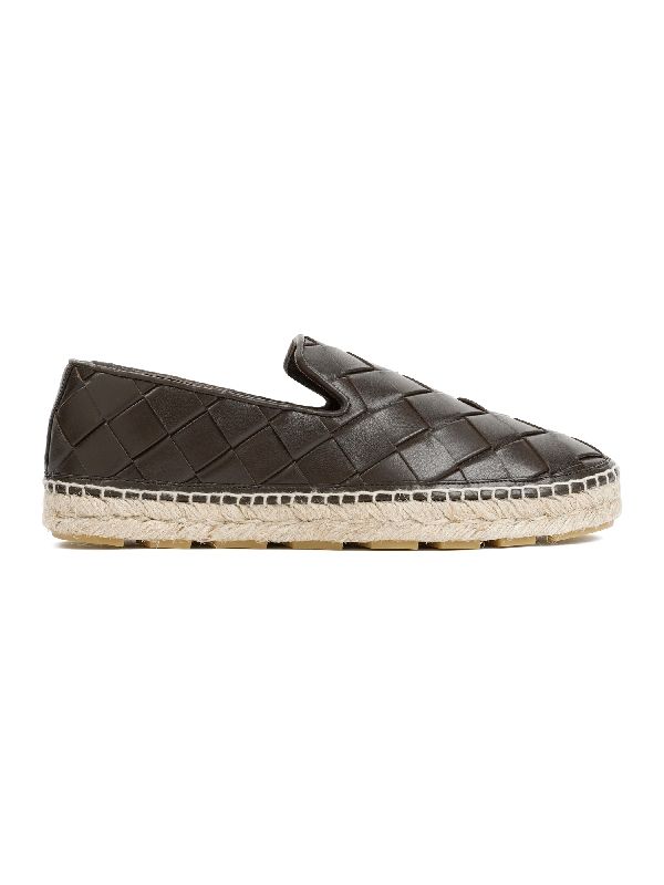 Intrecciato Leather Espadrilles