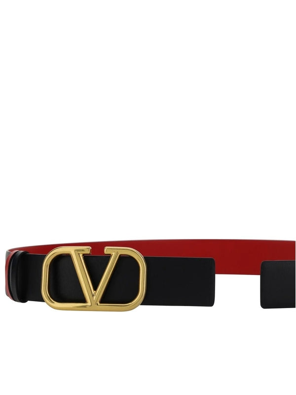 V Logo Reversible Belt - Jente