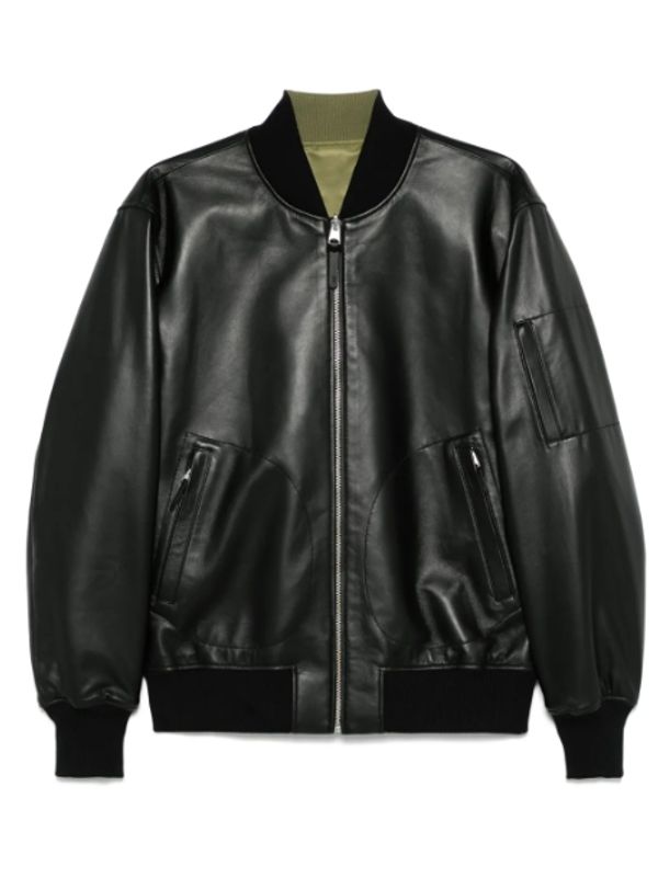 Easton Sa Reversible Leather Bomber Jacket