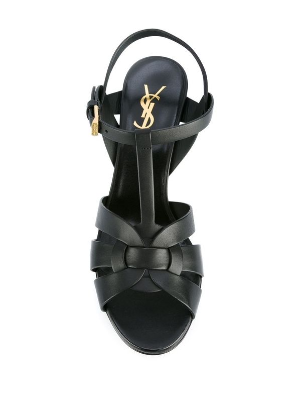 Tribute Leather Platform
  Sandal Heel