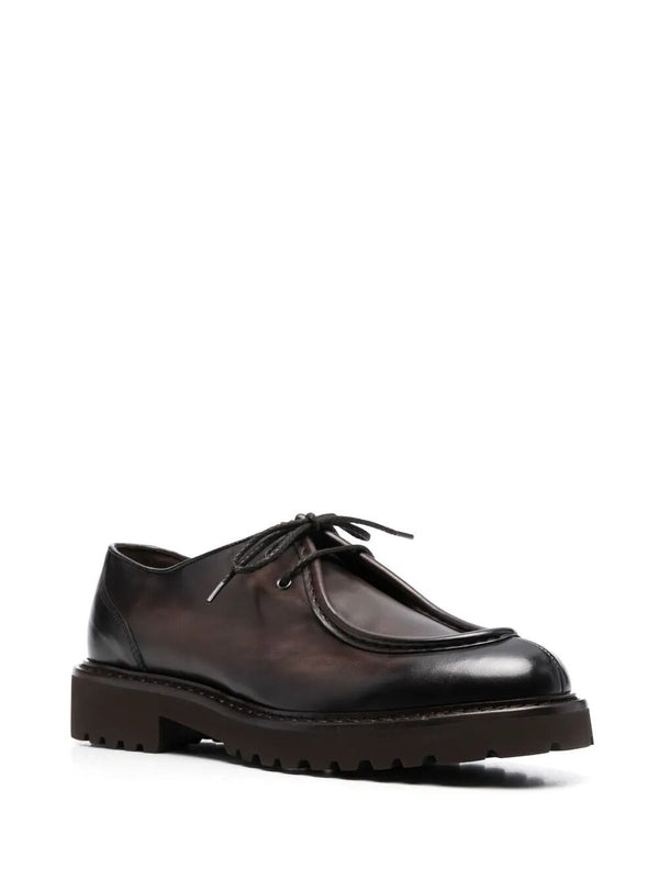 Ducals Brown Lace-Up Shoes