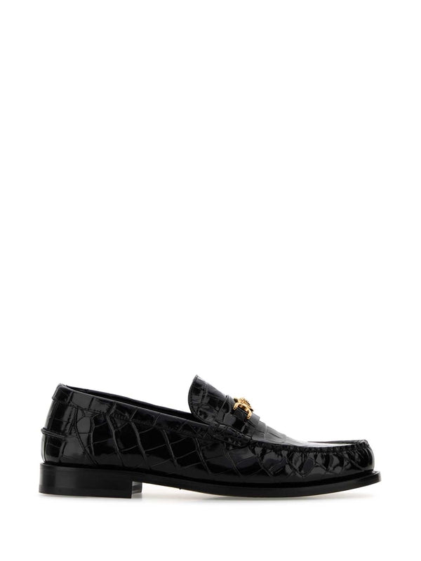 Versace Black Loafers