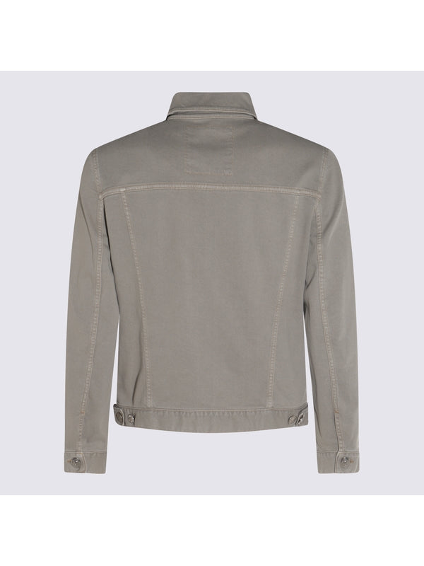 Brunello Cucinelli Grey Trucker