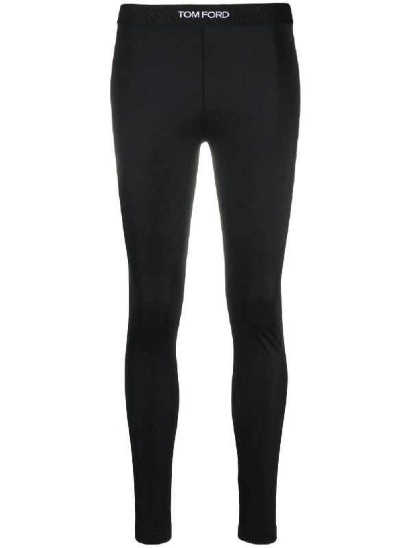 High-waist Logo Band Leggings