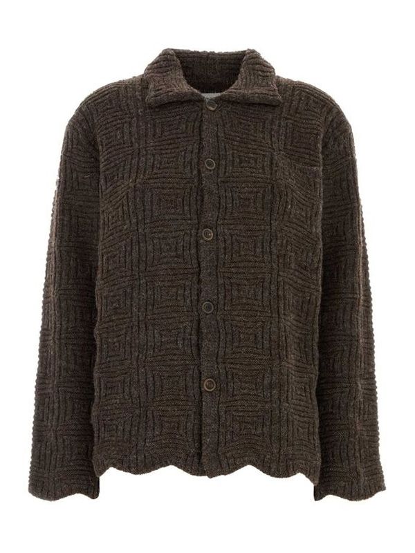 Monghidoro Collar Wool Cardigan