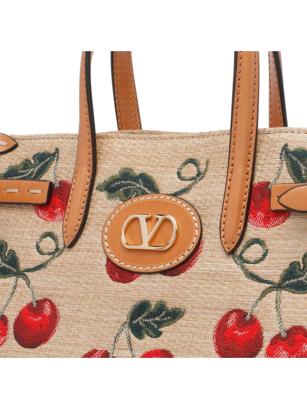 Antibes Embroidery Cotton Shoulder Bag