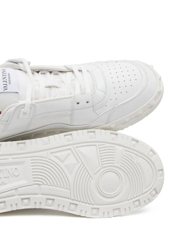 Valentino White Low Top Sneakers