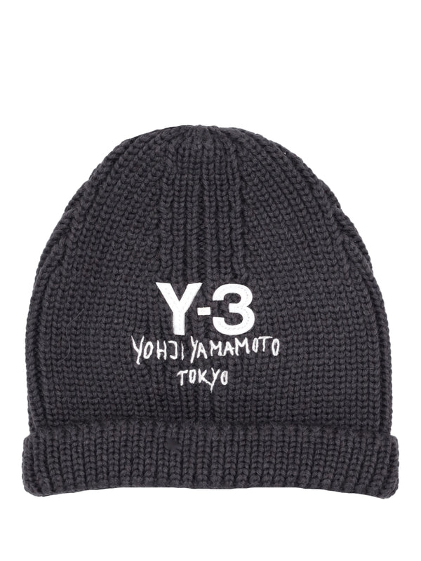 Y-3 Black Beanies
