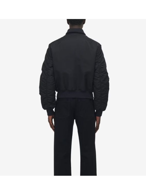 Alexander Mcqueen Black Bomber