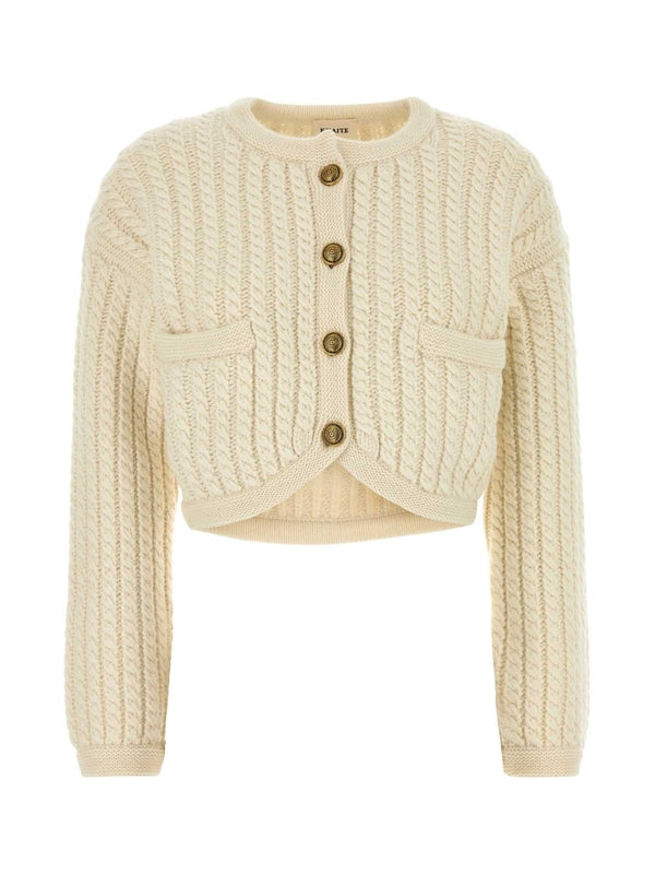 BALSER Cable Cashmere Blend Cardigan