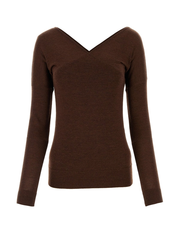 V-neck Wool Knit