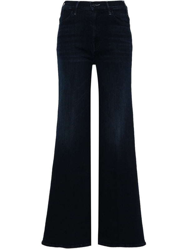 Cotton Flare Denim Pants