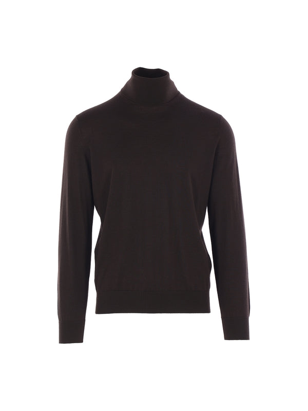 Z Zegna Brown Knitted