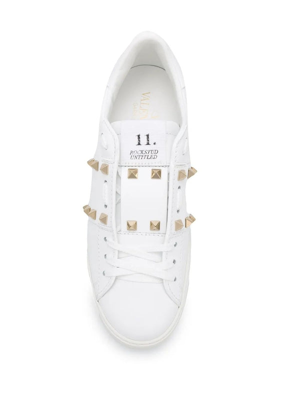 Valentino White Low Top Sneakers