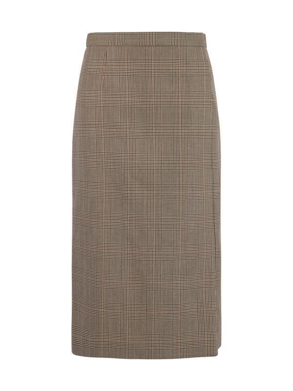 LARDINI - Check Midi Skirt - Jente