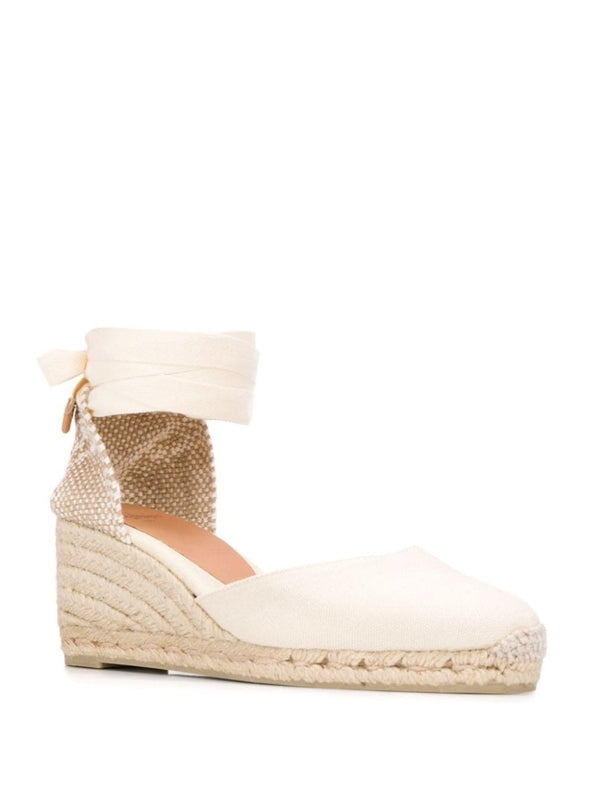Castaner Beige Wedge Sandals
