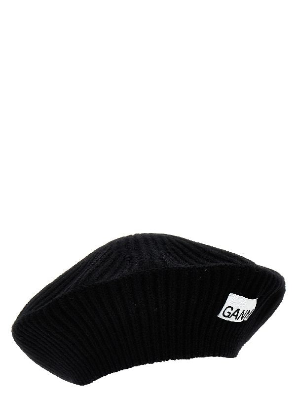 Logo Patch Knit Beret