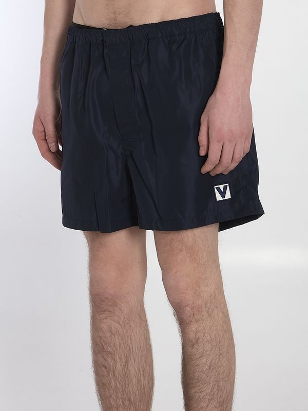 V Logo Patch Swim Pants