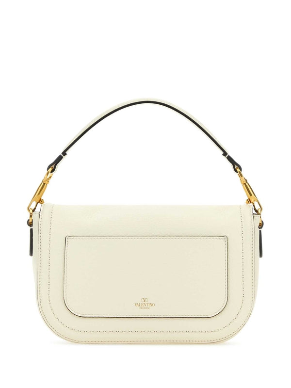 Alltime V Logo Leather Tote
  Bag