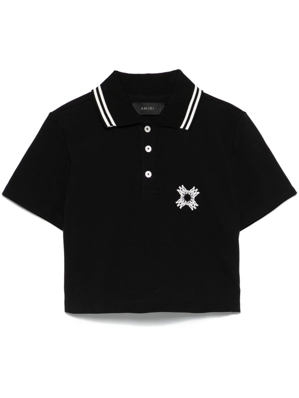 Amiri Black Polo Shirt