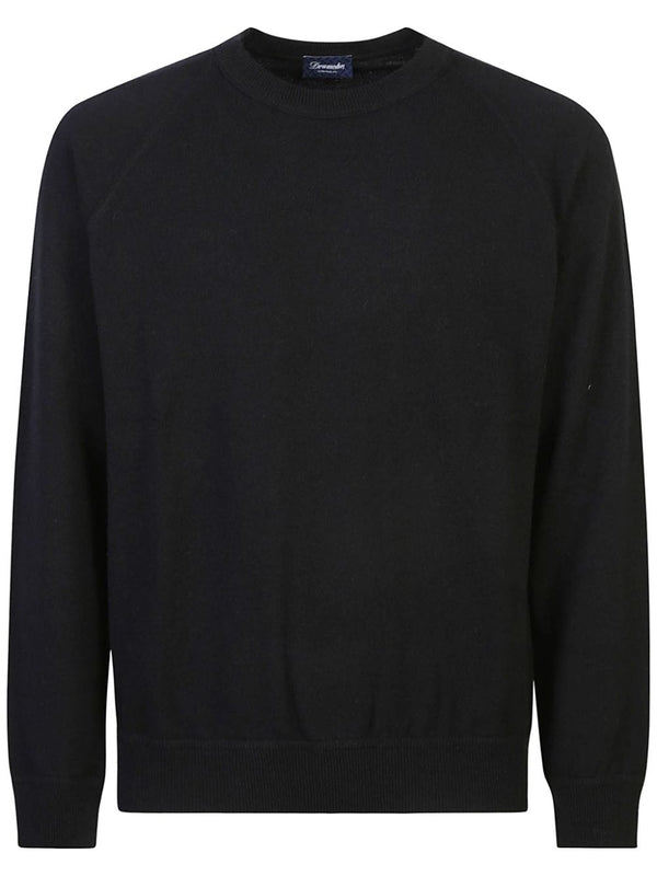 Black Crewneck Cashmere Knit