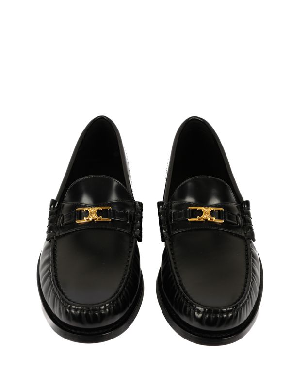 Triomphe Accent Leather Loafer