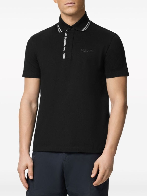 Barocco Cotton Polo Shirt