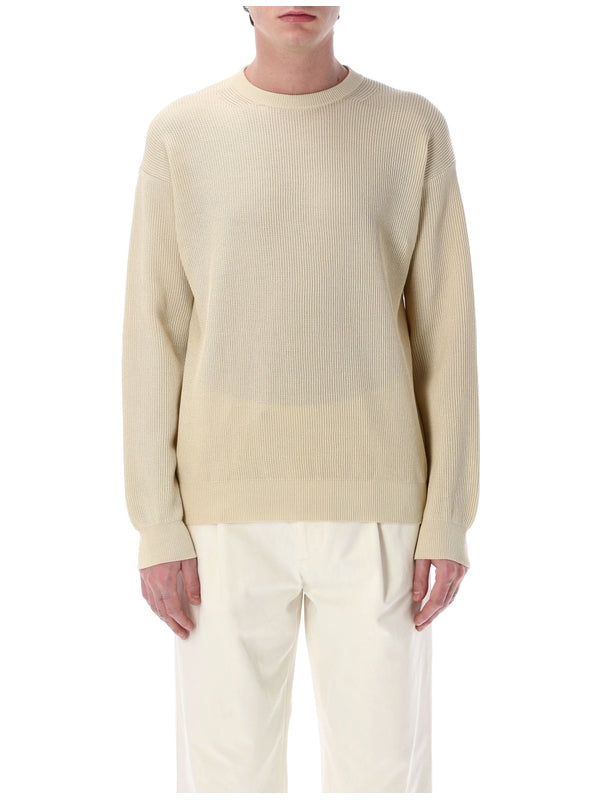 Flat yarn sweatshirt Knitted