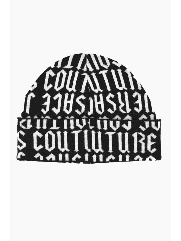 Allover Logo Turn-Up Beanie