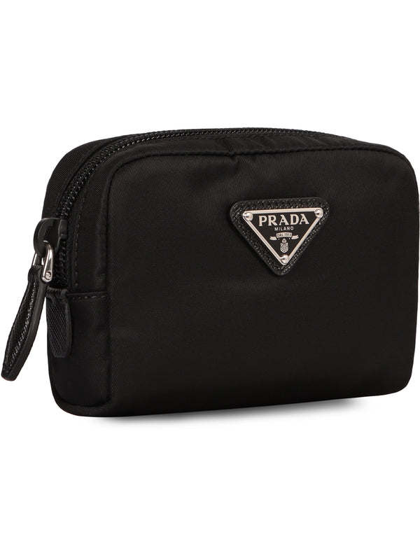 Triangle Logo Re-Nylon Beauty Pouch