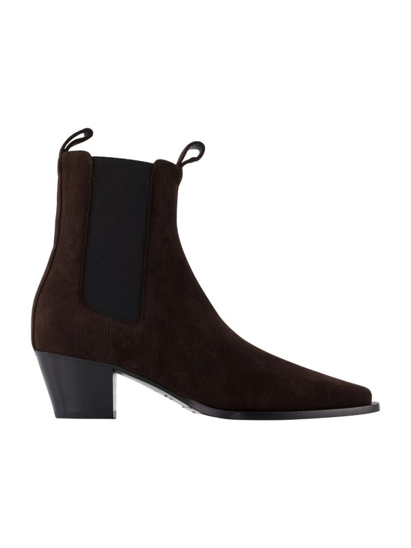 Toteme Brown Chelsea Boots
