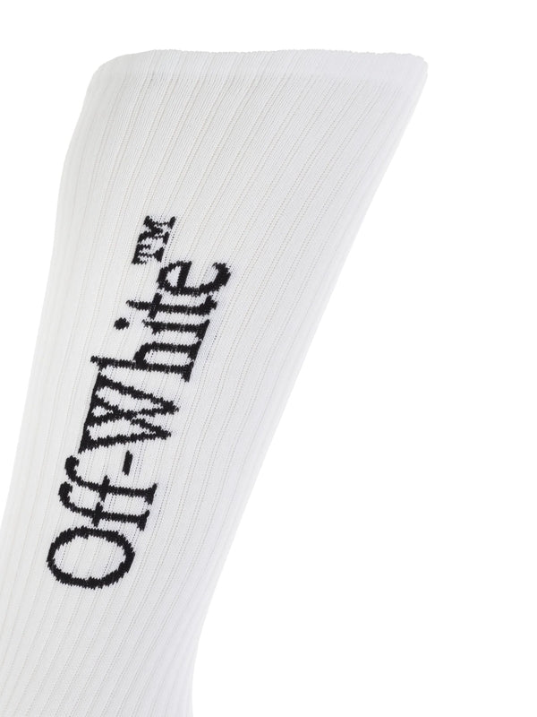 Logo Jacquard Cotton Socks