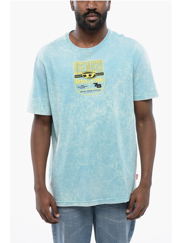 Printing Detail Cotton Short Sleeve T-shirt