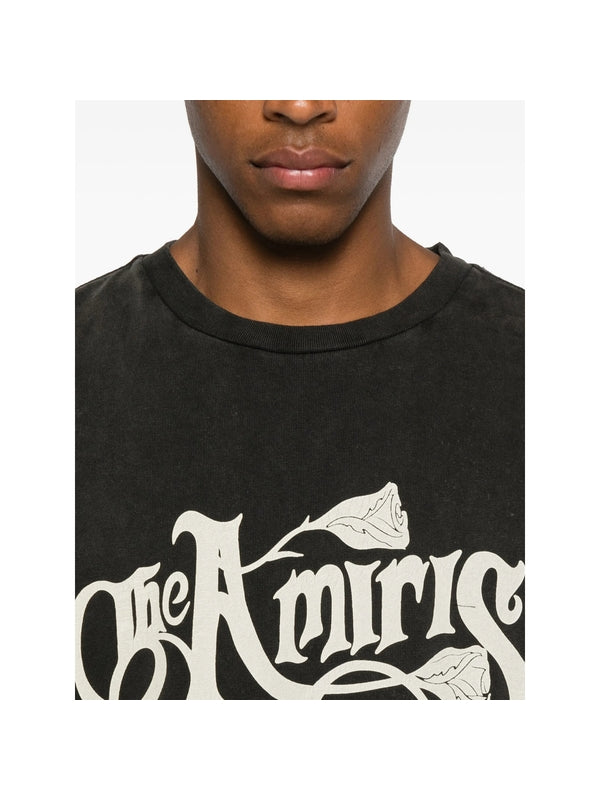 Amiri Black Half Sleeve