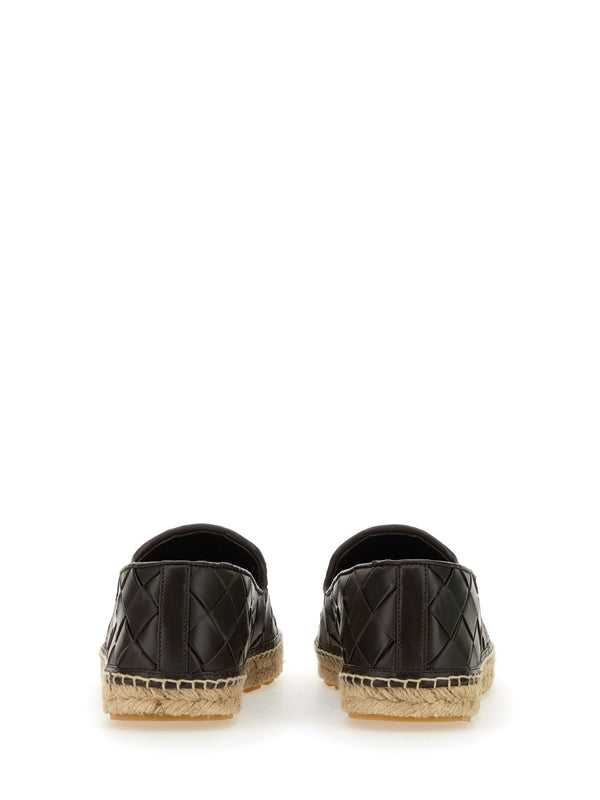 Intrecciato Leather Espadrilles