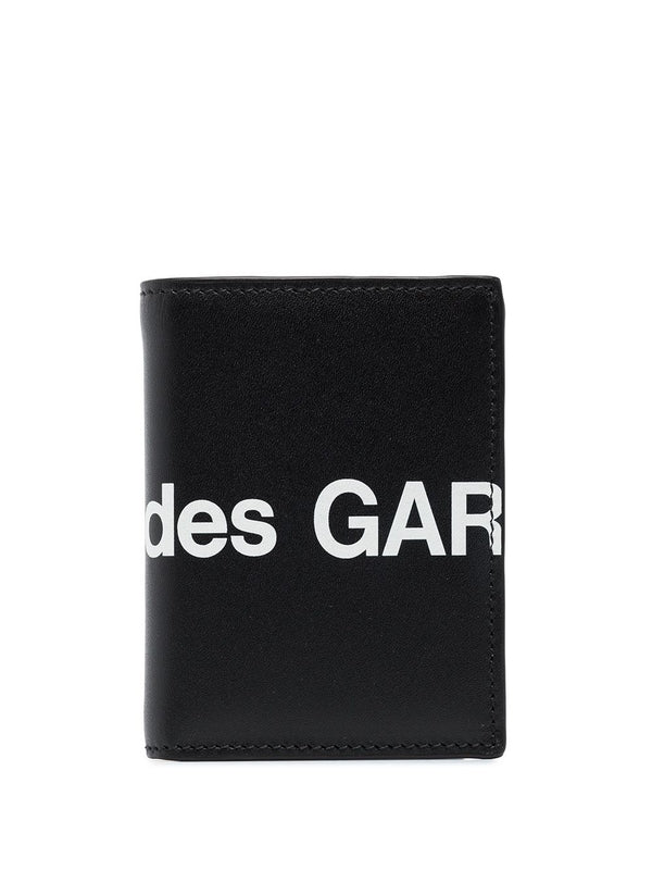 Logo Print Leather Wallet