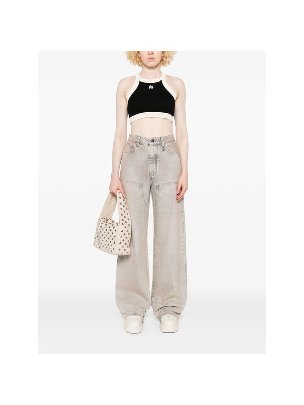 Amiri Beige Denim Pants