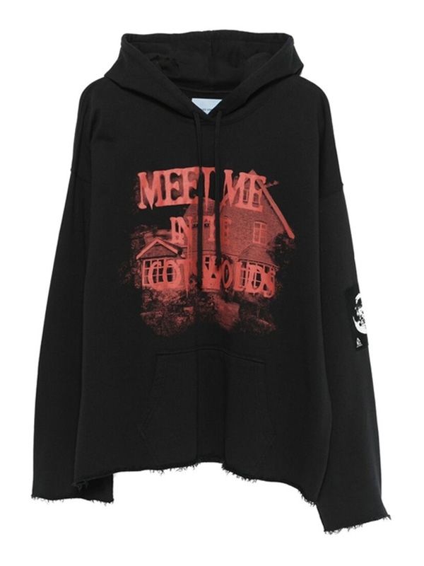 Heist Printed Cotton Hoodie